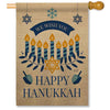 Hanukkah House Flags