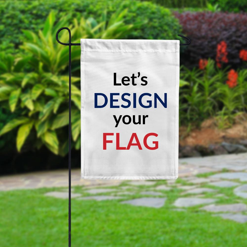 Custom Designed Garden Flag