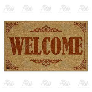 Ornate Welcome Doormat