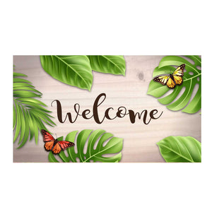Tropical Butterflies Doormat
