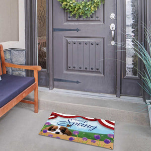 Spring Charles Spaniel Doormat