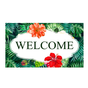 Hibiscus Doormat