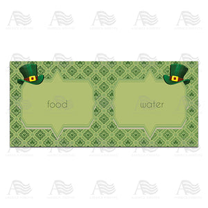 Leprechaun Hats Pet Feeding Mat