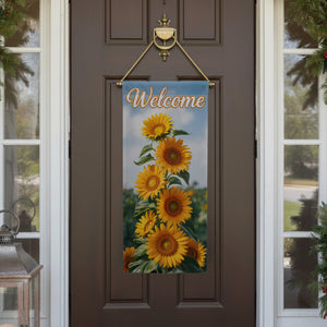 Welcome Sunflowers Garden Banner