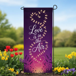 Love is in the Air Wildflowers Double Sided Garden Banner Flag 12.5 x 28 inch