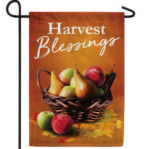 Harvest Blessings Pear Double Sided Garden Flag