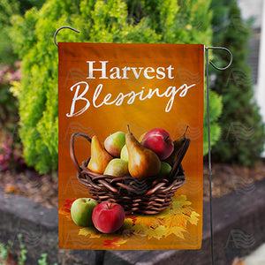 Harvest Blessings Pear Double Sided Garden Flag