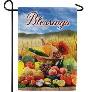 Mother Earth's Many Blessings Double Sided Garden Flag