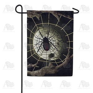 Web Of Terror Double Sided Garden Flag