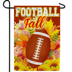 Kick Off To Fall! Double Sided Garden Flag
