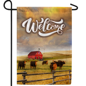 Welcome To Rural America Double Sided Garden Flag