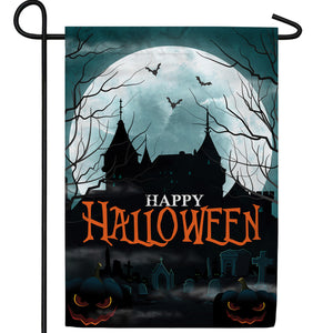 Mysterious Mansion Double Sided Garden Flag
