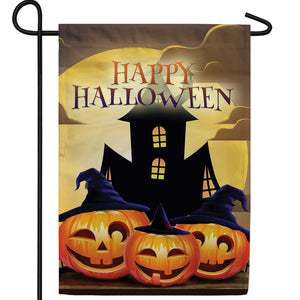 Goofy Pumpkins Double Sided Garden Flag