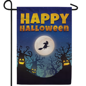 Spooky Trees Double Sided Garden Flag