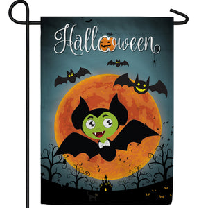 Halloween Bats Double Sided Garden Flag