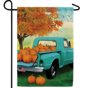 Day At Pumpkin Farm Double Sided Garden Flag