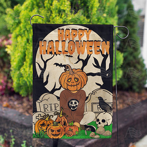 Halloween Prankster Double Sided Garden Flag