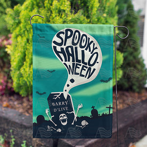Spooky Halloween Night Double Sided Garden Flag