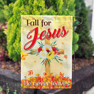 Jesus Is Always Near Double Sided Garden Flag