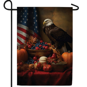 American Thanksgiving Double Sided Garden Flag
