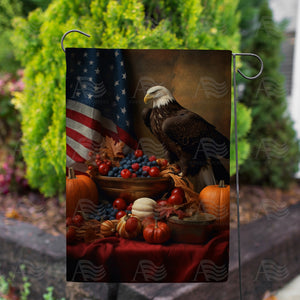American Thanksgiving Double Sided Garden Flag