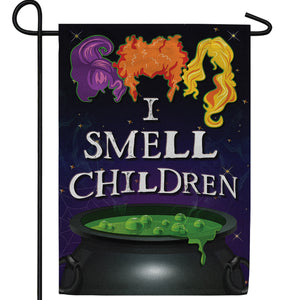 It's Children I Smell Double Sided Garden Flag