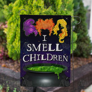 It's Children I Smell Double Sided Garden Flag