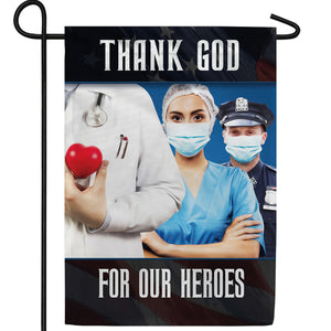 Giving Their All For All Of Us Double Sided Garden Flag
