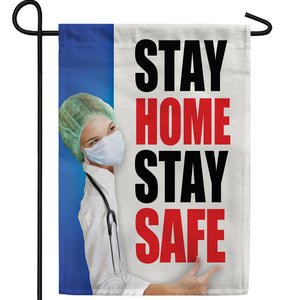 Spread The Word, Not The Virus Double Sided Garden Flag