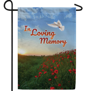 In Loving Memory (Dove) Double Sided Garden Flag
