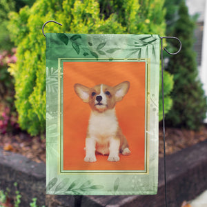 Personalized Lush Leaves Garden Flag