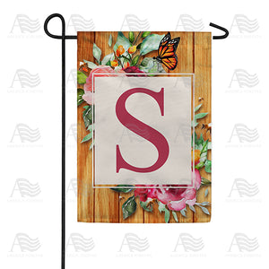 Bees And Roses Double Sided Garden Flag