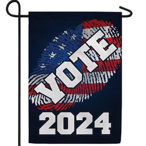 Vote 2024 (Blue) Double Sided Garden Flag