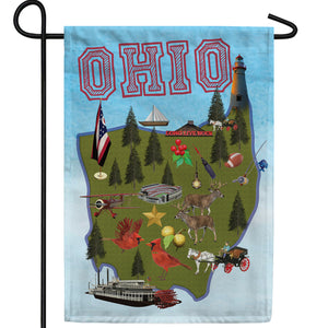 So Much to do in Ohio Double Sided Garden Flag