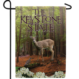 Pennsylvania Forest Double Sided Garden Flag