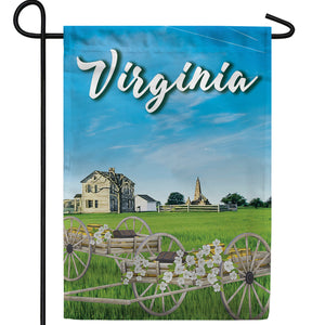 Virginia, Rich In History Double Sided Garden Flag