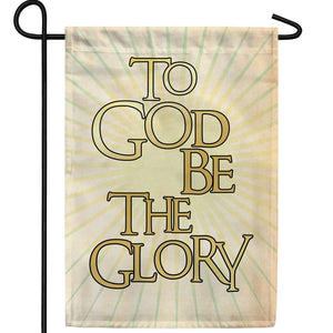 Our Glorious God Double Sided Garden Flag