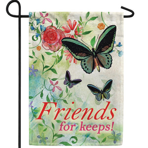 Forever Friends Double Sided Garden Flag