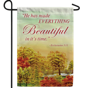 Everything Is Beautiful Double Sided Garden Flag