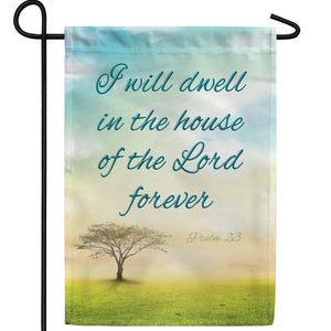 The Lord's House Double Sided Garden Flag