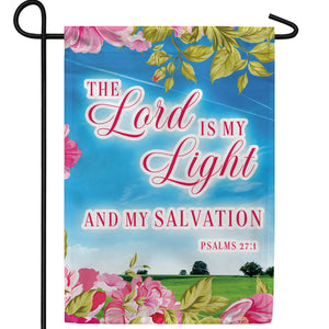 The Lord Is My Light Double Sided Garden Flag