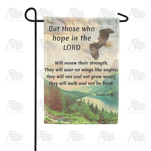 Hope In The Lord Double Sided Garden Flag