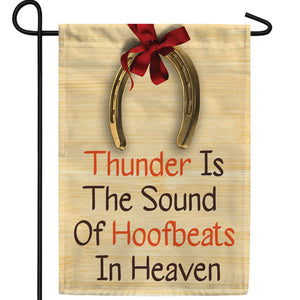 Thundering Hoofbeats Double Sided Garden Flag