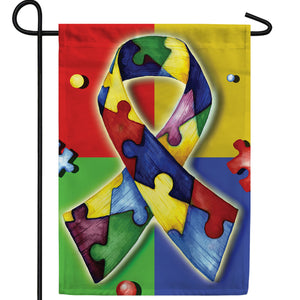 Autism Awareness Double Sided Garden Flag