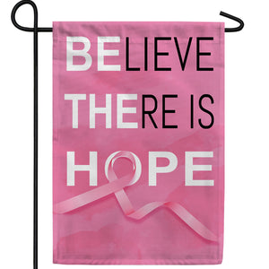 Breast Cancer, There Is Hope Double Sided Garden Flag