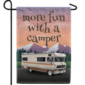 On The Road Again Double Sided Garden Flag