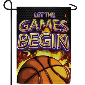 Basketball Fever Double Sided Garden Flag