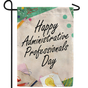 Administrative Professionals Day Double Sided Garden Flag