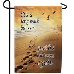 We Will Meet Again Double Sided Garden Flag