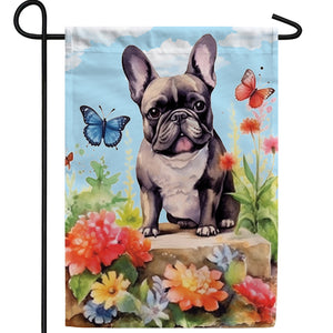 French Bulldog Double Sided Garden Flag